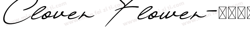 Clover Flower字体转换